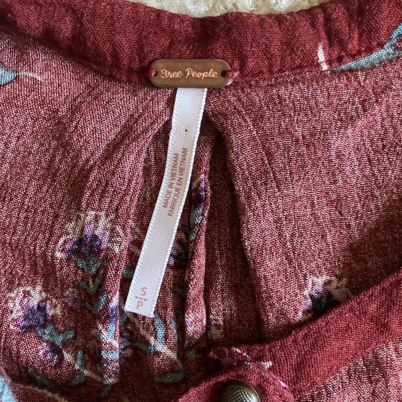 Free People Tree Swing Tunic Size S - Picture 4 of 6